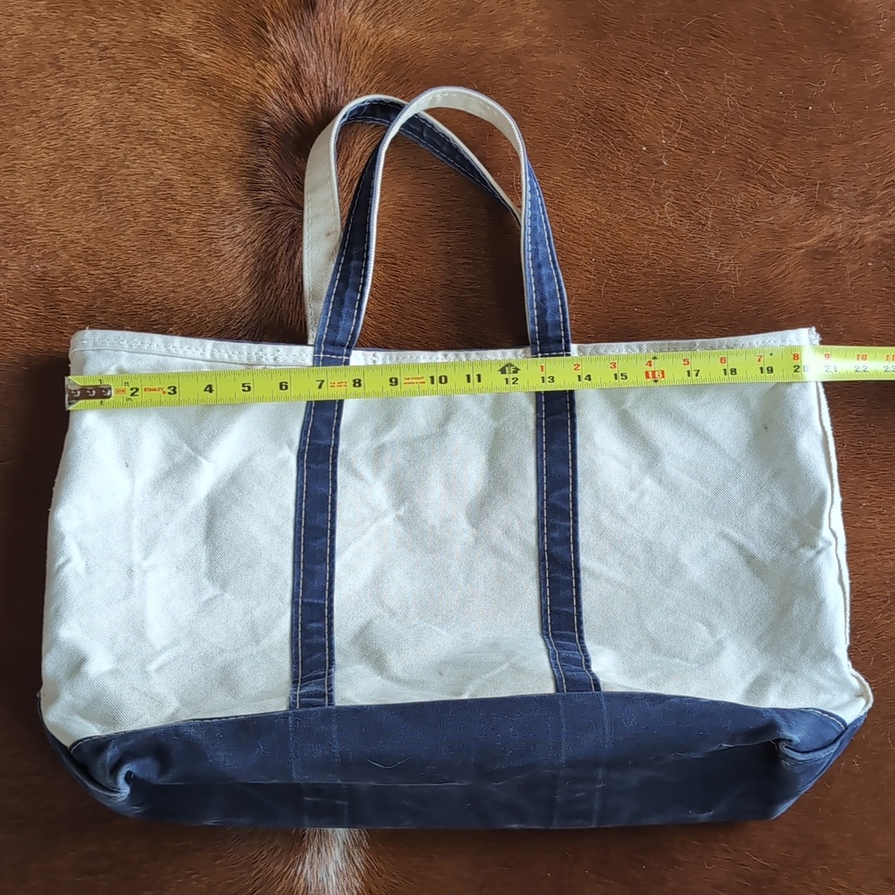 LL Bean Tote and Boat Bag (Navy) - Picture 9 of 11